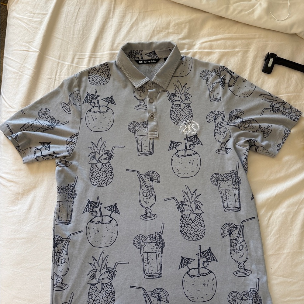 Travis Mathew Gray Polo